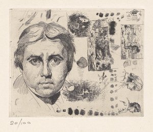 Porträt von Jean Auguste Dominique Ingres von Charles Nègre