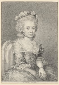 Mademoiselle Grogniard, Dame de Saint-Just von Charles Nicolas Cochin II