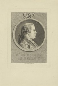 Abel-François Poisson de Vandières, Marquis de Marigny 1727-1781, 1757 von Charles Nicolas Cochin the younger