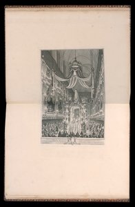 Begräbnis von Marie Thérèse von Spanien, Dauphine von Frankreich, in der Kirche Notre Dame, Paris