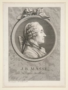 Porträt von Jean-Baptiste Masse von Charles Nicolas Cochin the younger