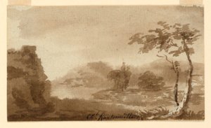 Eine Landschaft von Charles Nicolas Ransonnette