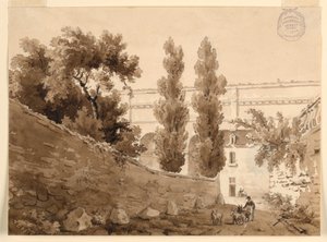 Eine Gegend in Südfrankreich von Charles Nicolas Ransonnette