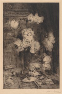 Studie von Rosen von Charles Nicolas Storm van 