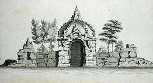 Eine Grotte, aus 