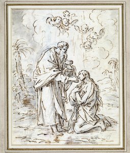 Die letzte Kommunion der Maria Magdalena von Charles Parrocel