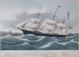 Amerikanisches Klipperschiff 
