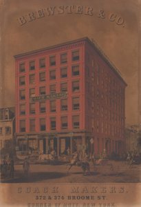 Brewster & Co. Kutschenbauer, 372 & 374 Broome St., ca. 1860-70