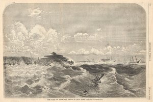 Der Sturm vom zehnten Februar in der New Yorker Bucht von Charles Parsons