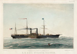 U.S. Postdampfer, Illinois von Charles Parsons