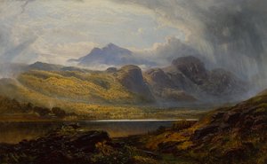Llyn Crafnant, Moel Siabod in der Ferne, Nordwales