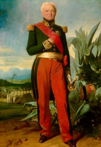 Ganzkörperporträt von Thomas Robert Bugeaud de la Piconnerie (1784-1849), Herzog von Isly im Jahr 1844, Marschall von Frankreich im Jahr 1843 Generalgouverneur von Algerien Gemälde von Charles Lariviere (1798-1876) 1845 von Charles Philippe Lariviere