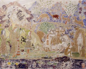 Figuren und Hirsch