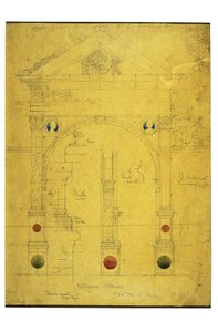 Eingangstor, Certosa di Pavia, 1891 von Charles Rennie Mackintosh