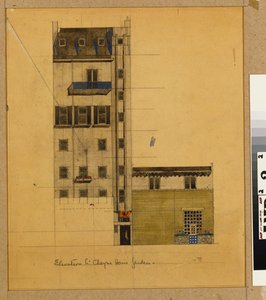 London, Erhebung des vorgeschlagenen Studios in Glebe Place und Upper Cheyne Walk