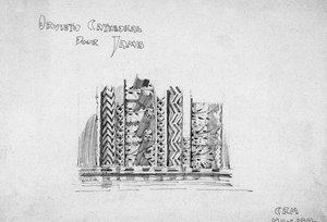 Orvieto Kathedrale Türpfosten, 1891 von Charles Rennie Mackintosh