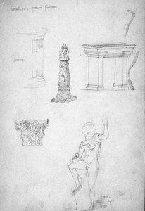 Skizzen aus Pompeji, 1891 von Charles Rennie Mackintosh