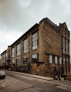 Ansicht der Kunstschule, entworfen vom Architekten Charles Rennie Mackintosh (1868-1928) von Charles Rennie Mackintosh