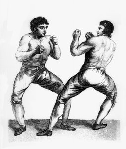Boxkampf zwischen Daniel Mendoza und Richard Humphreys, 29. September 1790 von Charles Reuben Ryley