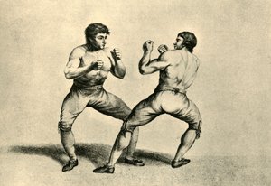 Humphreys und Mendoza, 1790, 1925 von Charles Reuben Ryley