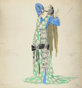 Kostümentwurf für Bellengere in Le Mort de Tintagiles, 1912 von Charles Ricketts