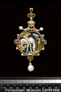 Anhänger: Pegasus trinkt aus dem Hippokrene-Brunnen von Charles Ricketts