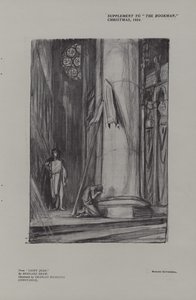 Szene in der Kathedrale von Reims aus 