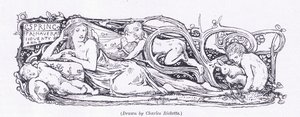 Frühling, aus The Magazine of Art 1893, Cassell and Company, 1893 von Charles Ricketts