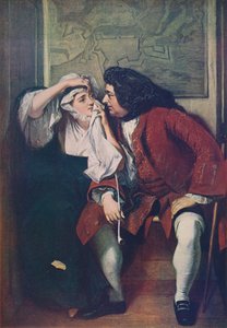 Eine Szene aus Tristram Shandy: Onkel Toby und die Witwe Wadman, 1829-1830