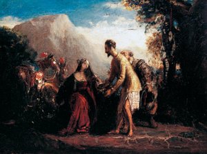 Don Quijote und Dulcinea von Charles Robert Leslie