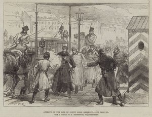 Attentat auf das Leben von Graf Loris Melikoff von Sir John Charles Robinson