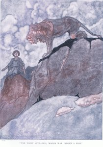 Der Dieb erschien; es war tatsächlich ein Löwe von Charles Robinson