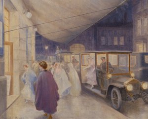 Ankunft in der Oper von Charles Robinson Sykes