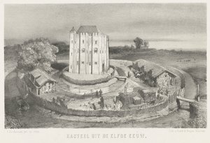 Burg aus dem 11. Jahrhundert von Charles Rochussen