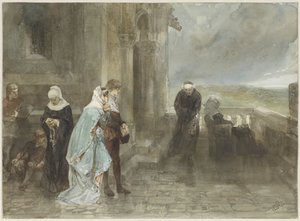 Auf der Wache, Szene aus dem 12. Jahrhundert