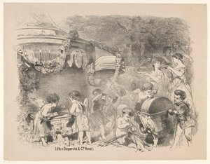 Szene aus dem Theaterstück Prinzessin ohne Herz von Charles Rochussen