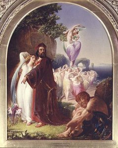 Prospero und Miranda von Charles Rolt