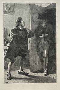 Ein Schauspielerurlaub, 1867 von Charles Samuel Keene