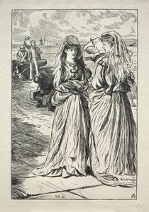 Lady Nelly - die Kokette von Charles Samuel Keene