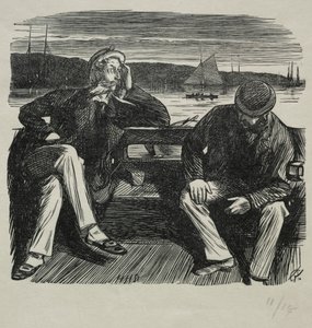 Lady Nelly - die Kokette, 1869 von Charles Samuel Keene