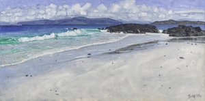 Strandfelsen, Iona, 2016 von Charles Simpson