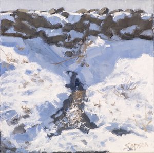 Straßenschnee, 2016 von Charles Simpson