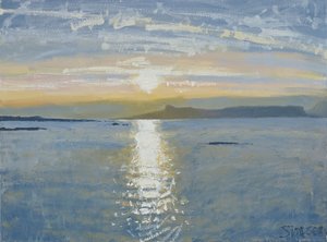 Sonnenuntergang Meer von Charles Simpson