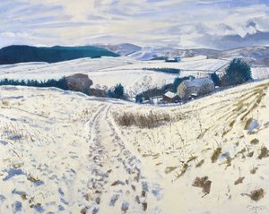 Weg den Hügel hinunter, 2015 von Charles Simpson