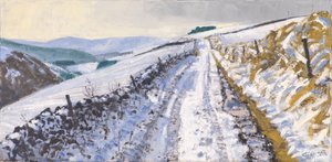 Weg nach Clovenfords, 2017 von Charles Simpson