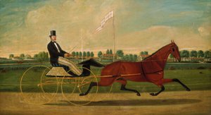 Der Traber, um 1860