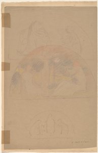 Studien für eine Lünette (recto)