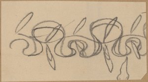 Studie für ein Randdesign von Charles Sprague Pearce