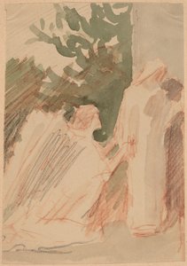 Studie für ein Panel von Charles Sprague Pearce