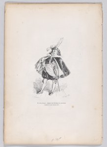 Er hat jeden von ihnen, wie sie in den Zeitschriften der schönen Künste sagen, aus Scen..., ca. 1837-47 von Charles Tamisier